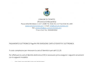 istruzioni versamento diritti cie